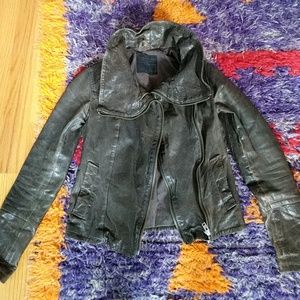 All Saints leather jacket